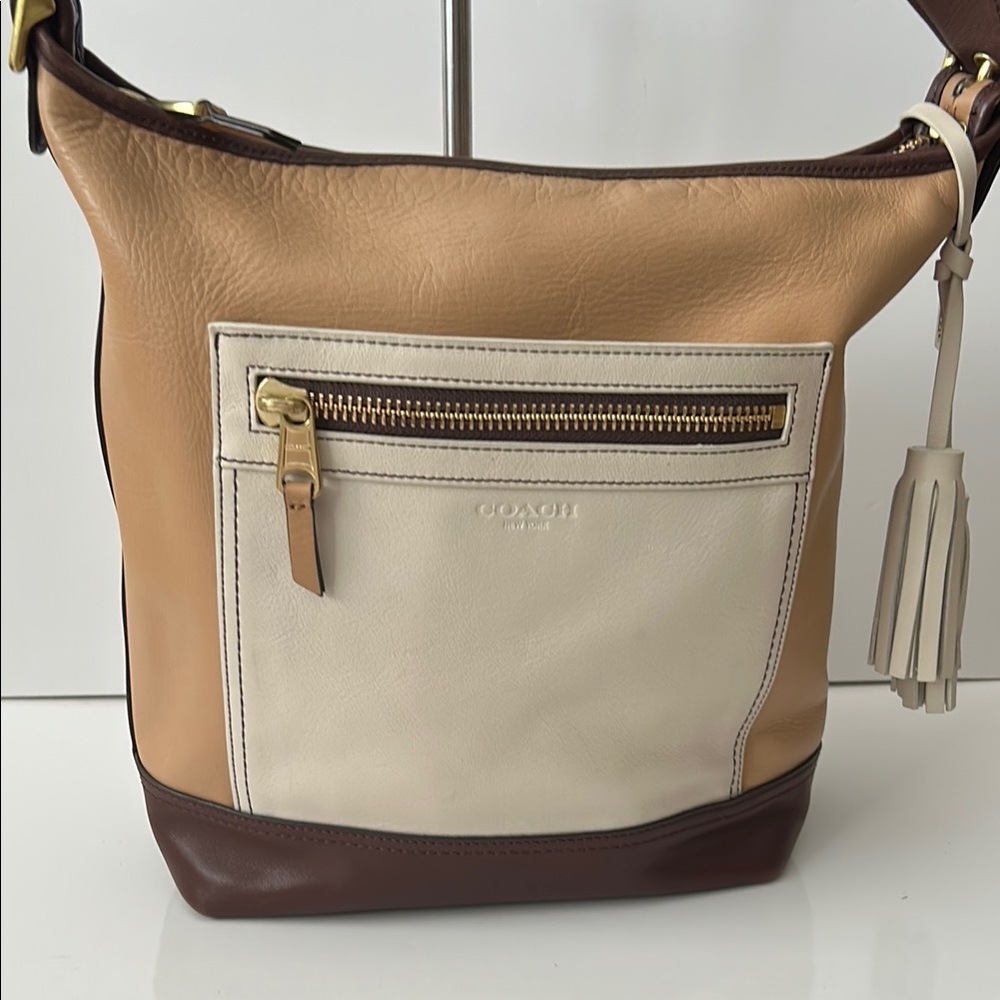 Coach Legacy Leather Colour Block Duffle  Bag